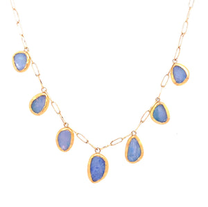 Boulder Opal dangle necklace