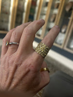 Honeycomb Sparkle Ring