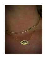 Diamond Evil Eye Necklace