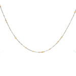 Beaded diamond necklace