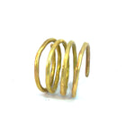18k coil ring