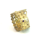 Honeycomb Sparkle Ring
