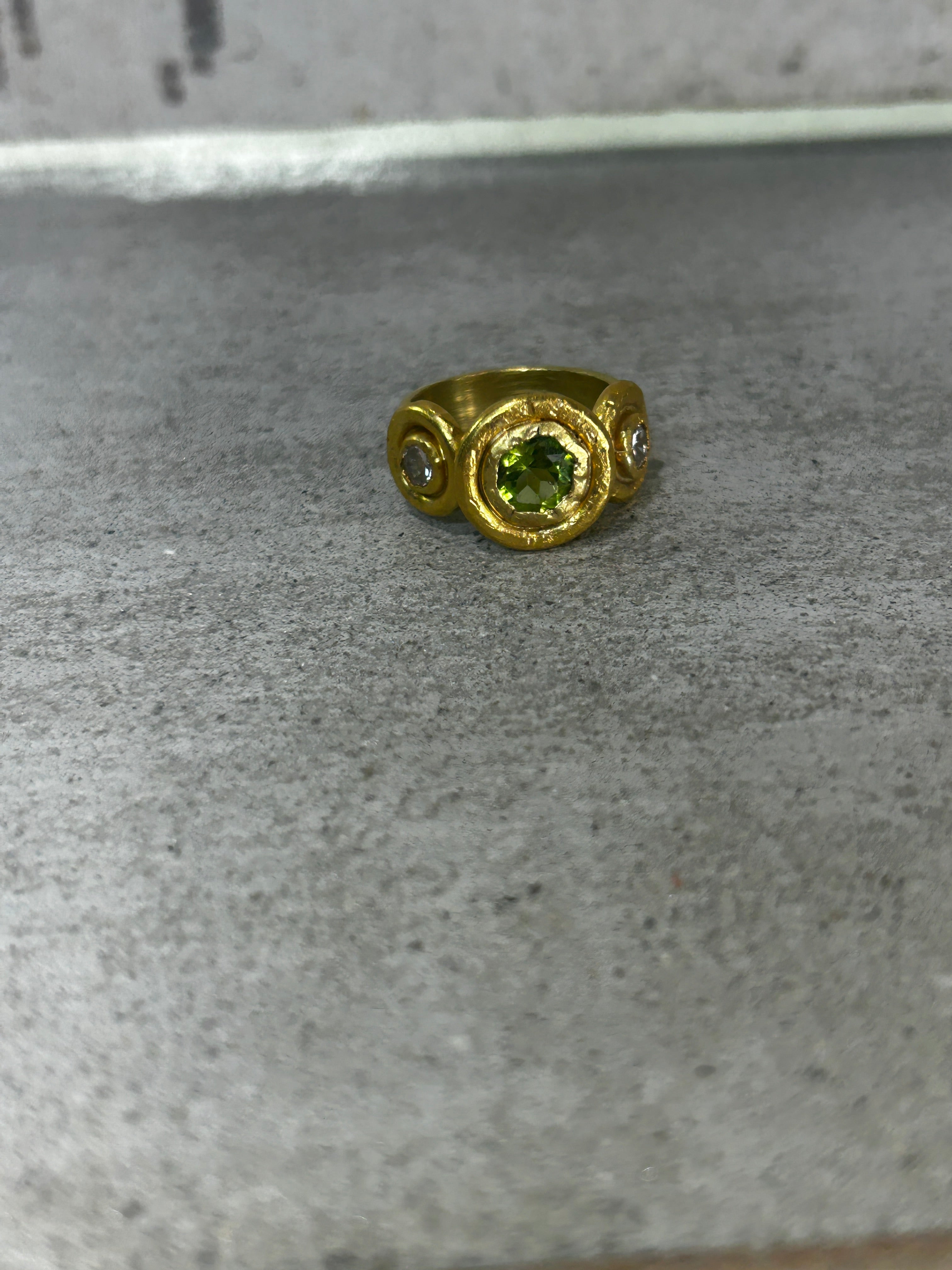 Peridot Oracle Ring