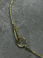 18k twig necklace