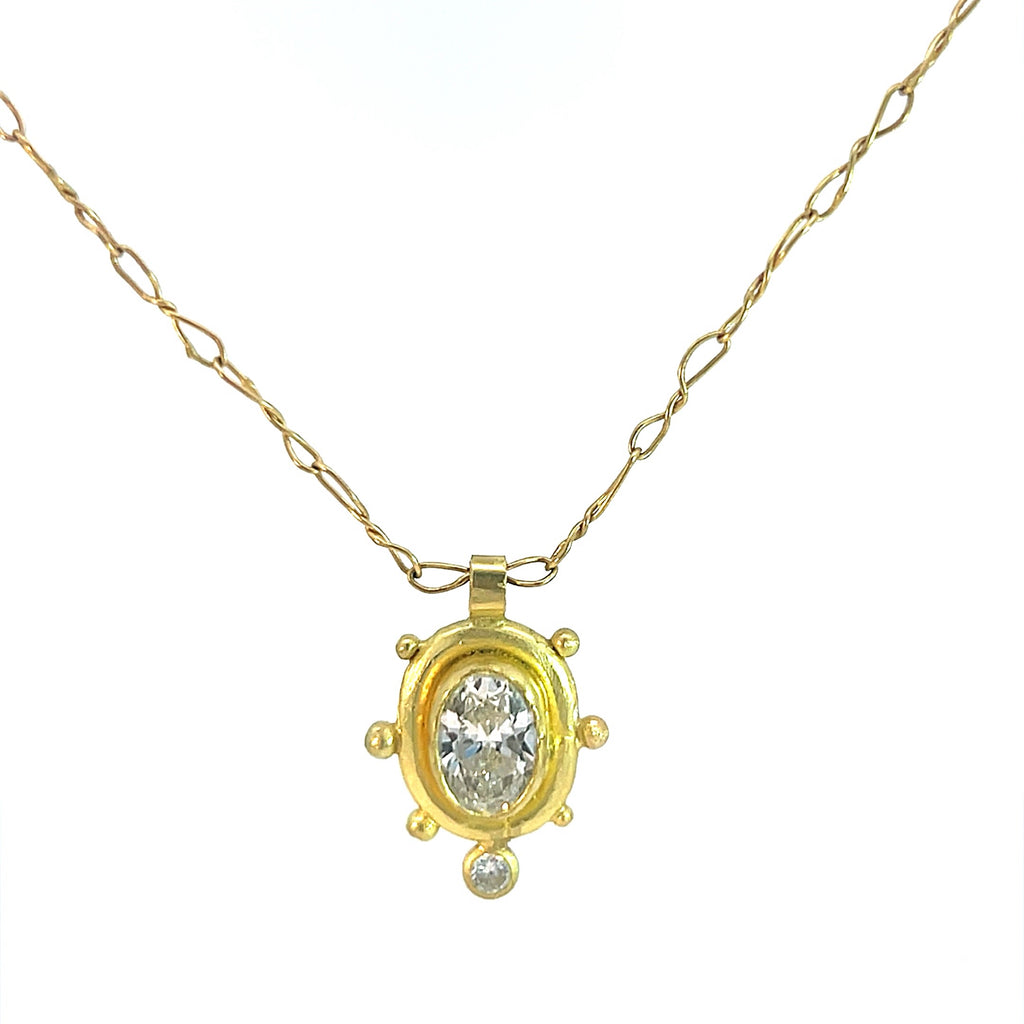 Diamond Halo necklace