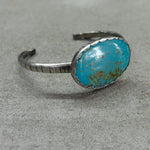 Vintage style turquoise cuff