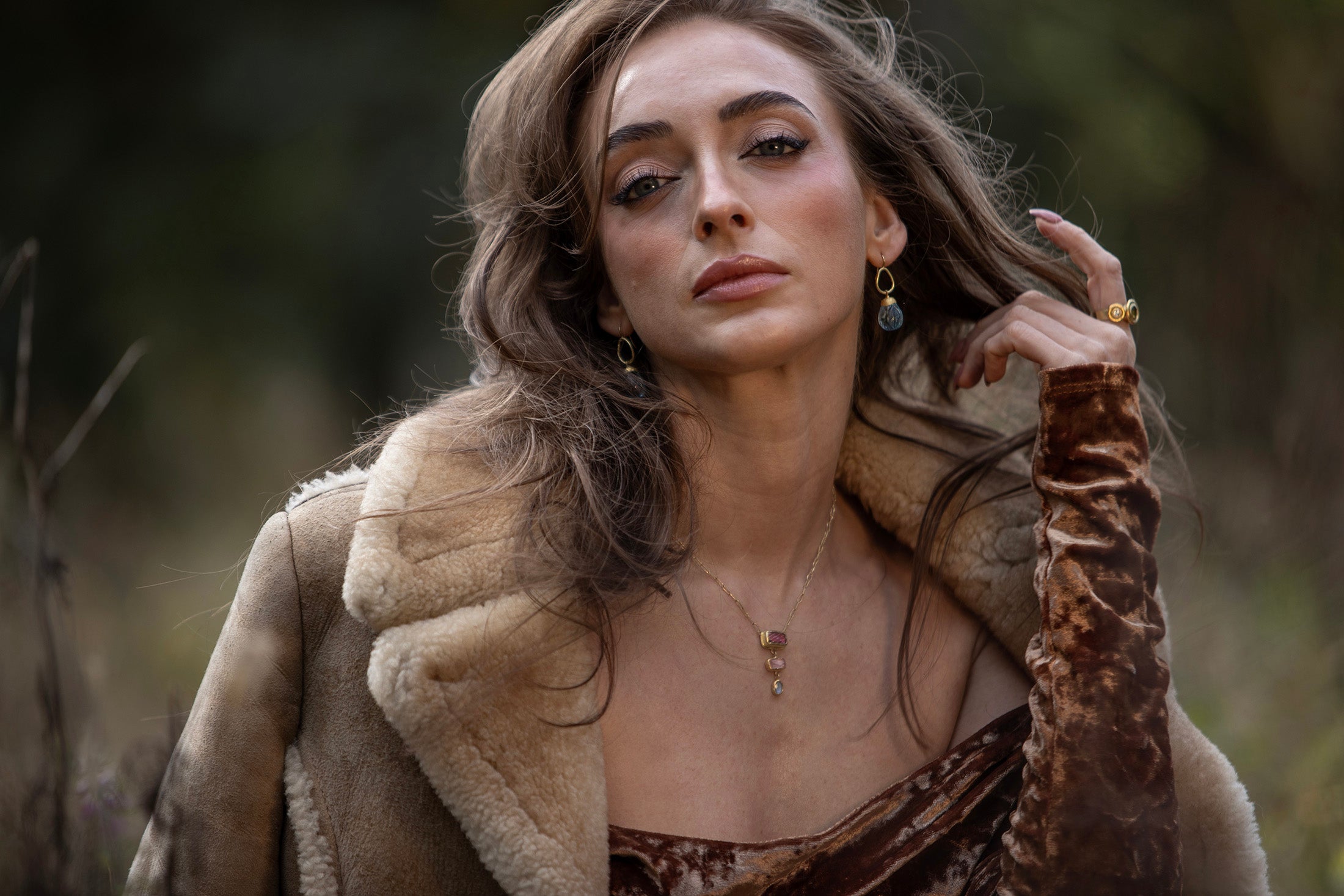 Trinity Gem Necklace