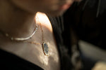 14k twig necklace with diamonds