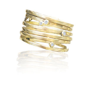 14k wrap around ring
