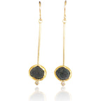 slate on stick earrings