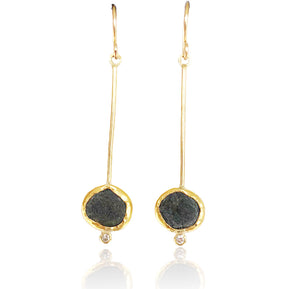 slate on stick earrings
