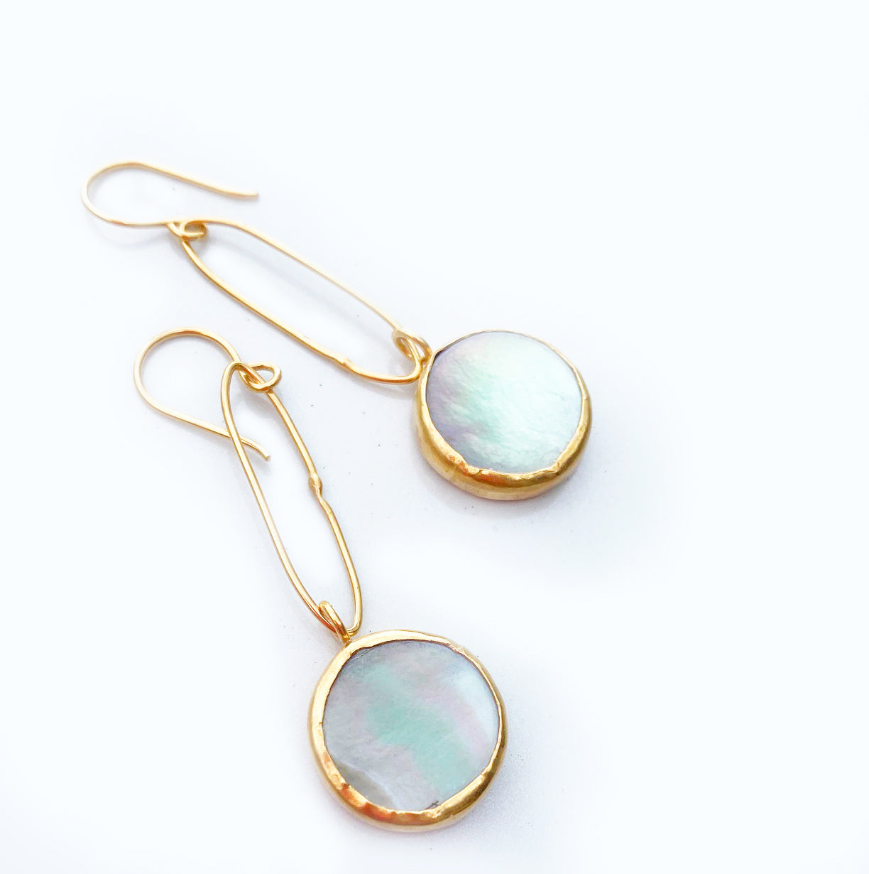 Mother of Pearl Dangle Earrings