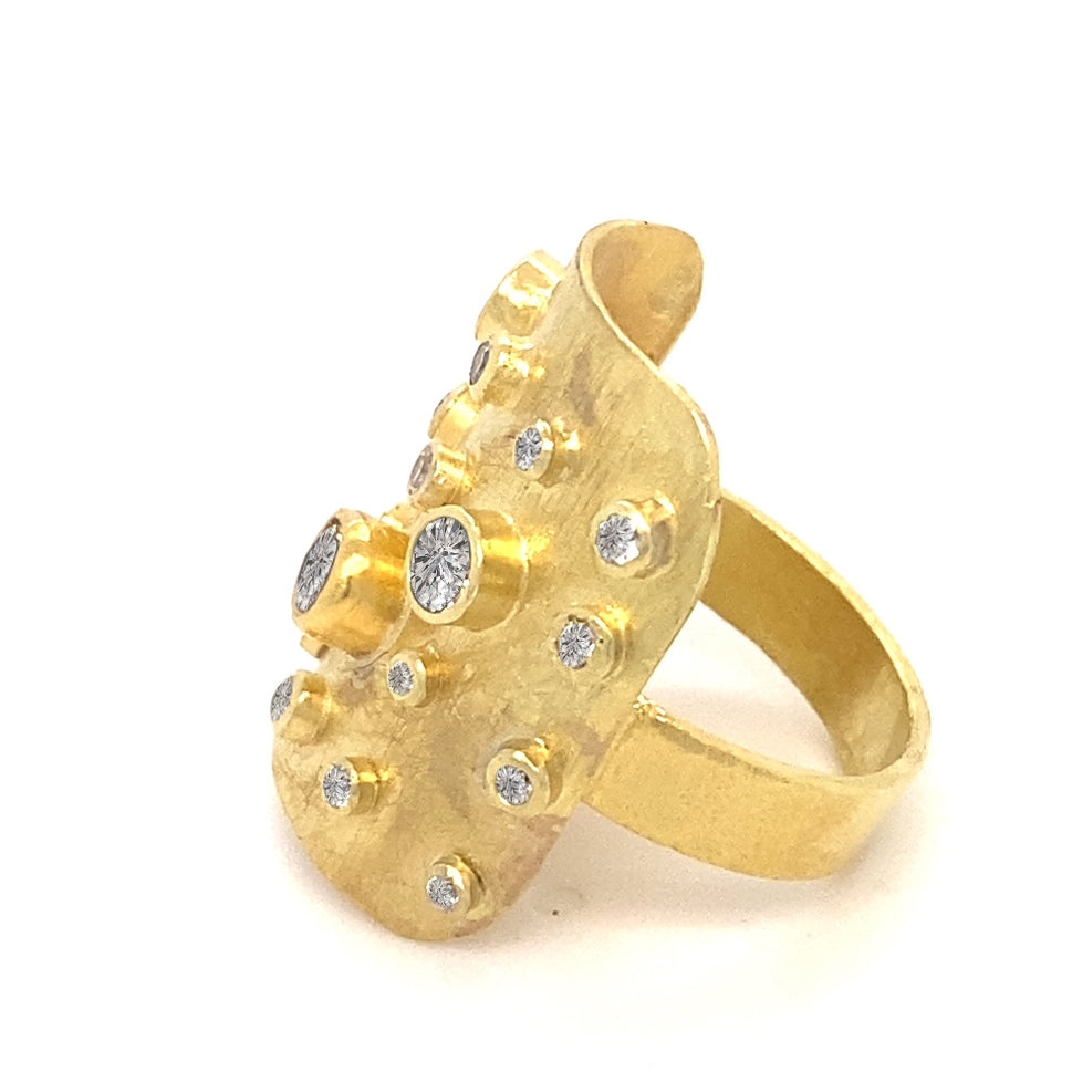 Diamond Shield Ring