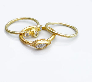 Ancient Egypt Diamond Stack Rings