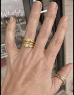 Ancient Egypt Diamond Stack Rings