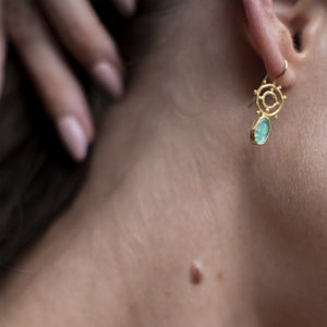 Emerald earrings