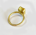 Rhodolite garnet ring