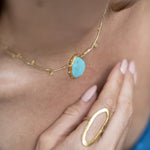 Hollow oval ring
