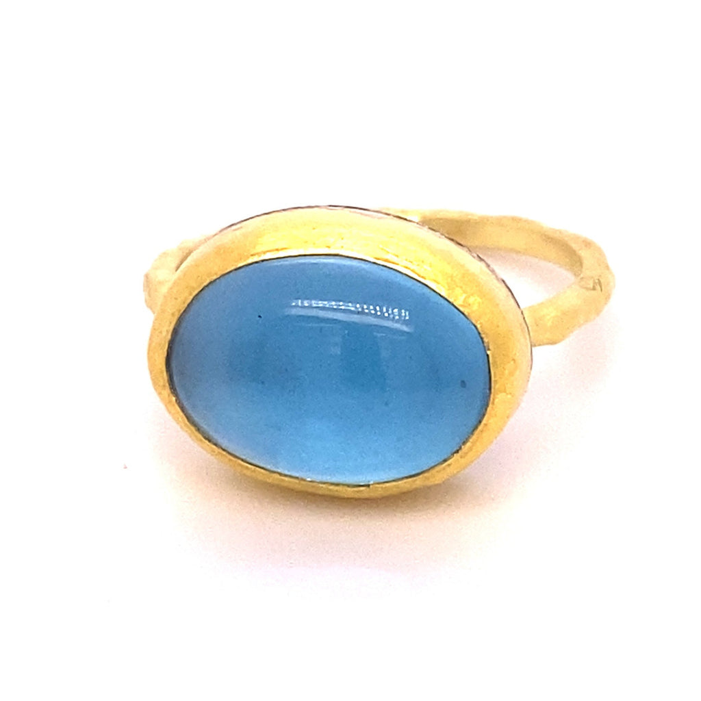 Topaz cab ring
