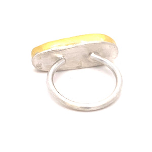 Long turquoise ring