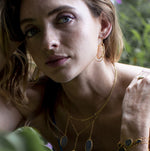 Pink Peruvian Opal earrings