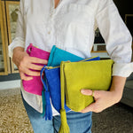 Suede Clutches