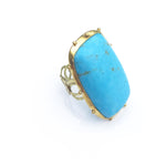 Turquoise Circles Ring