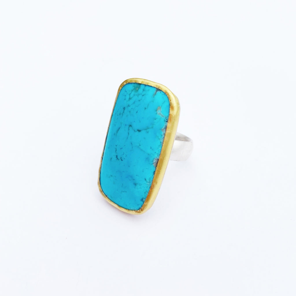 Turquoise statement ring